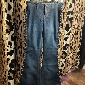 Mudd Dark Blue Flare Jeans - Vintage with Laces!